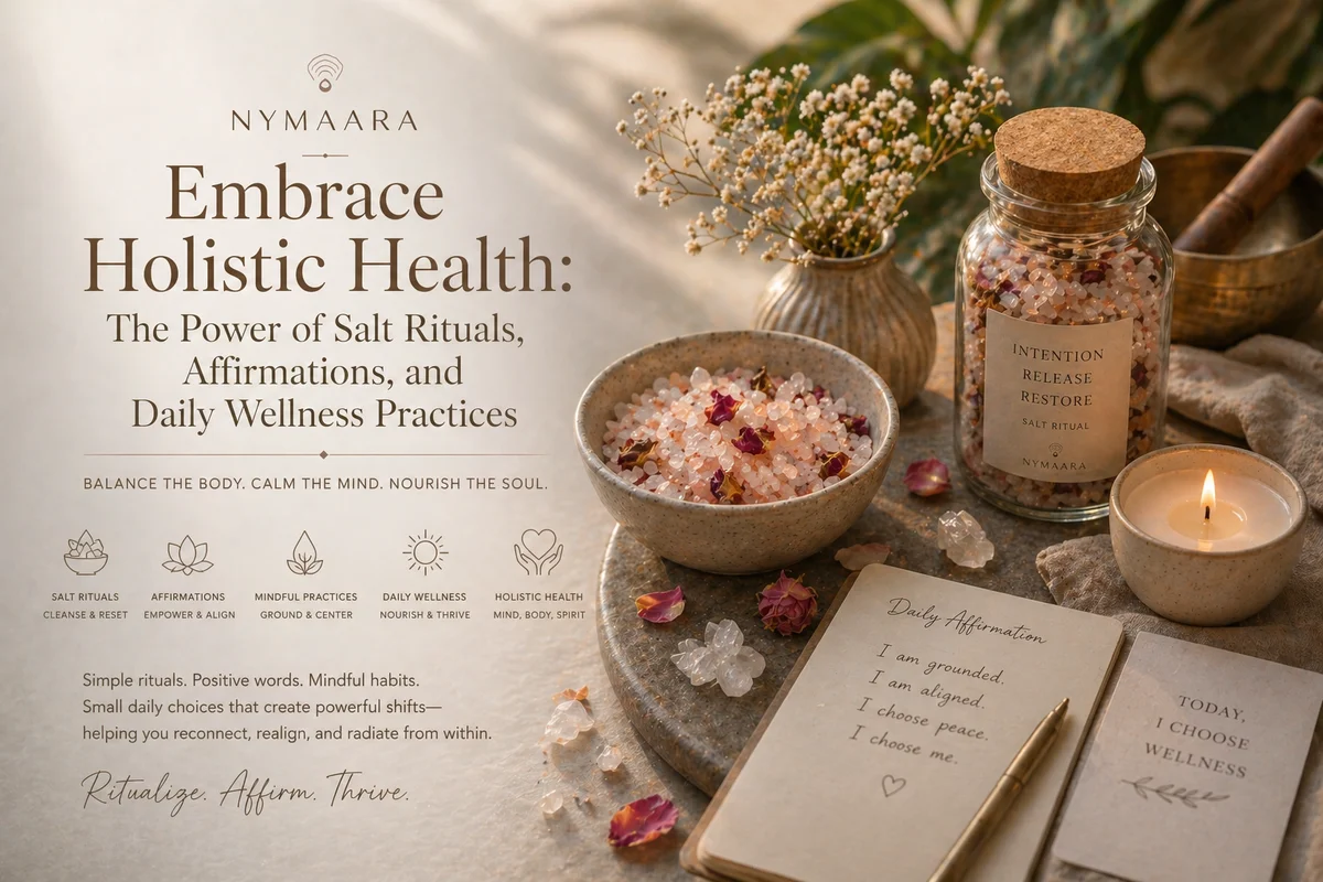 Embrace Holistic Health: The Power of Salt Rituals, Affirmations, and Daily Wellness Practices