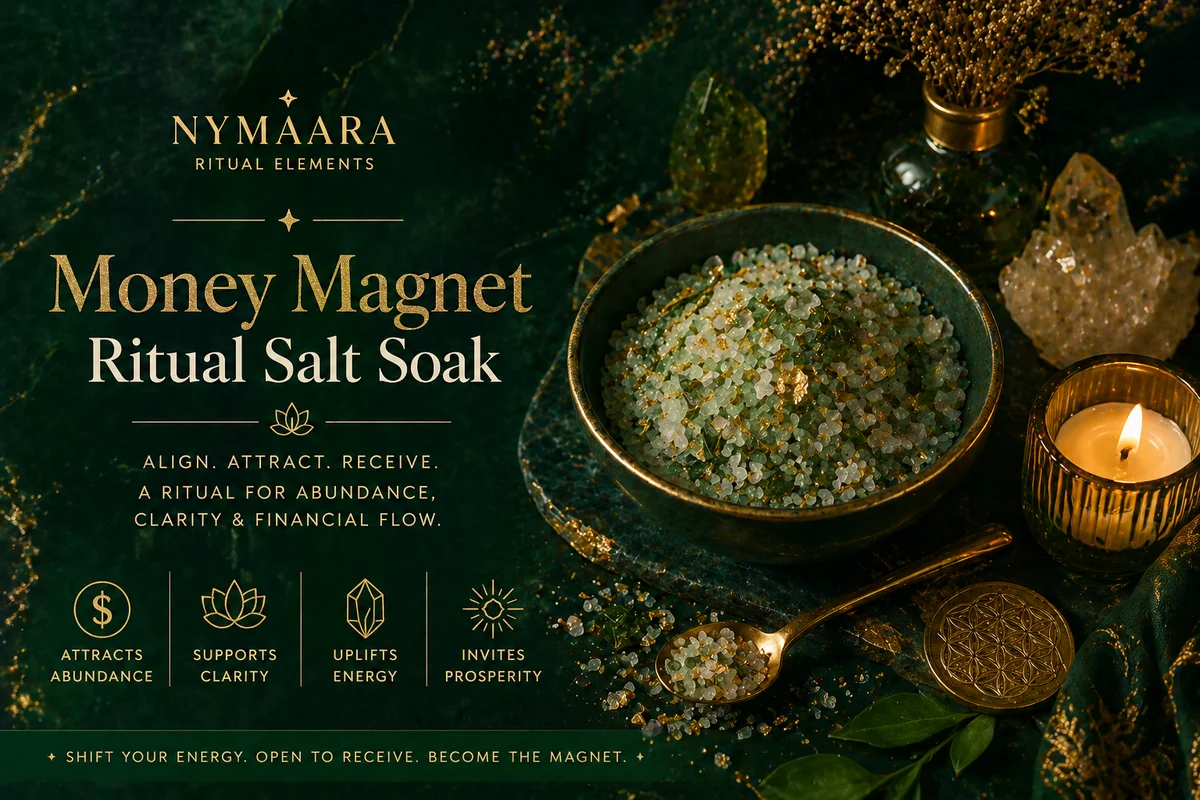 Money Magnet Ritual Salt Soak: Align, Attract & Receive with Ease