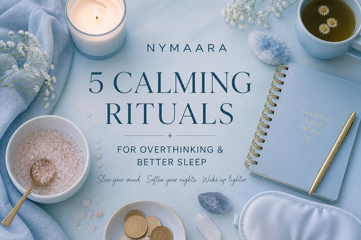 5 Calming Rituals for Overthinking & Better Sleep